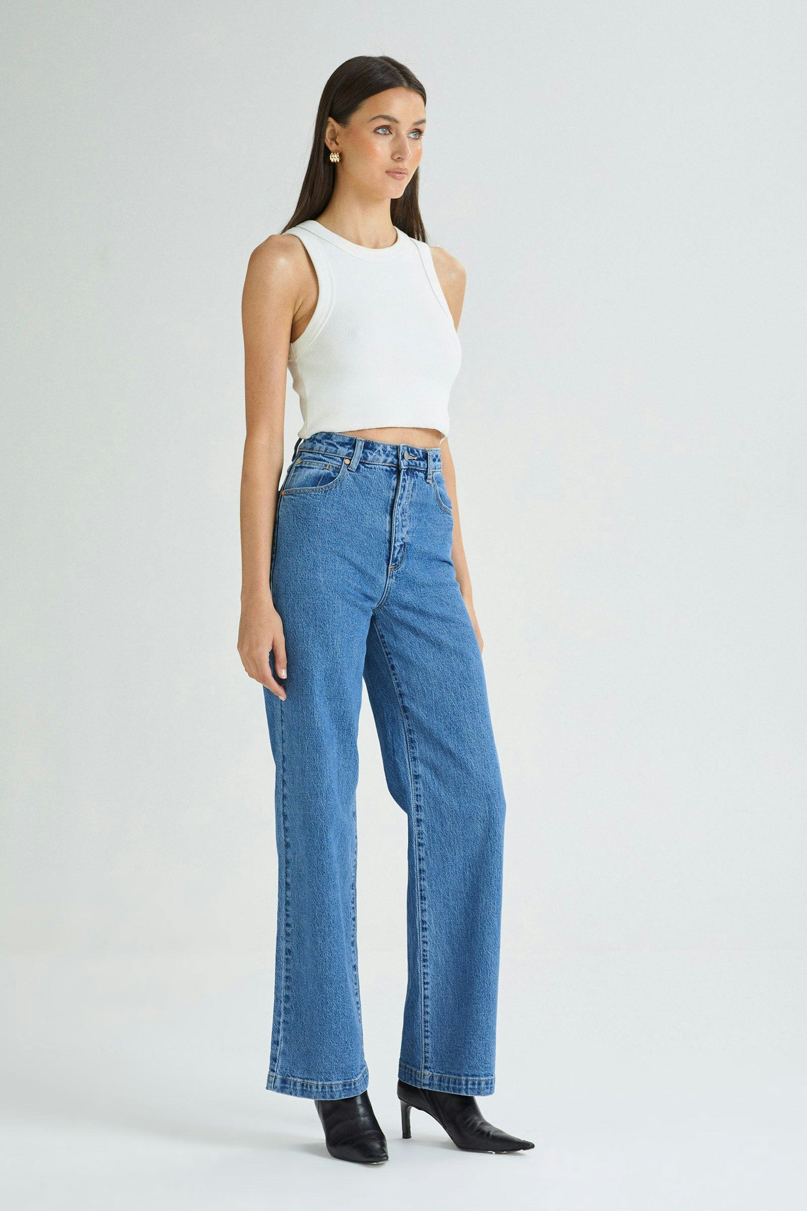 Buy 94 High & Wide Chantell Organic Online | Abrand Jeans