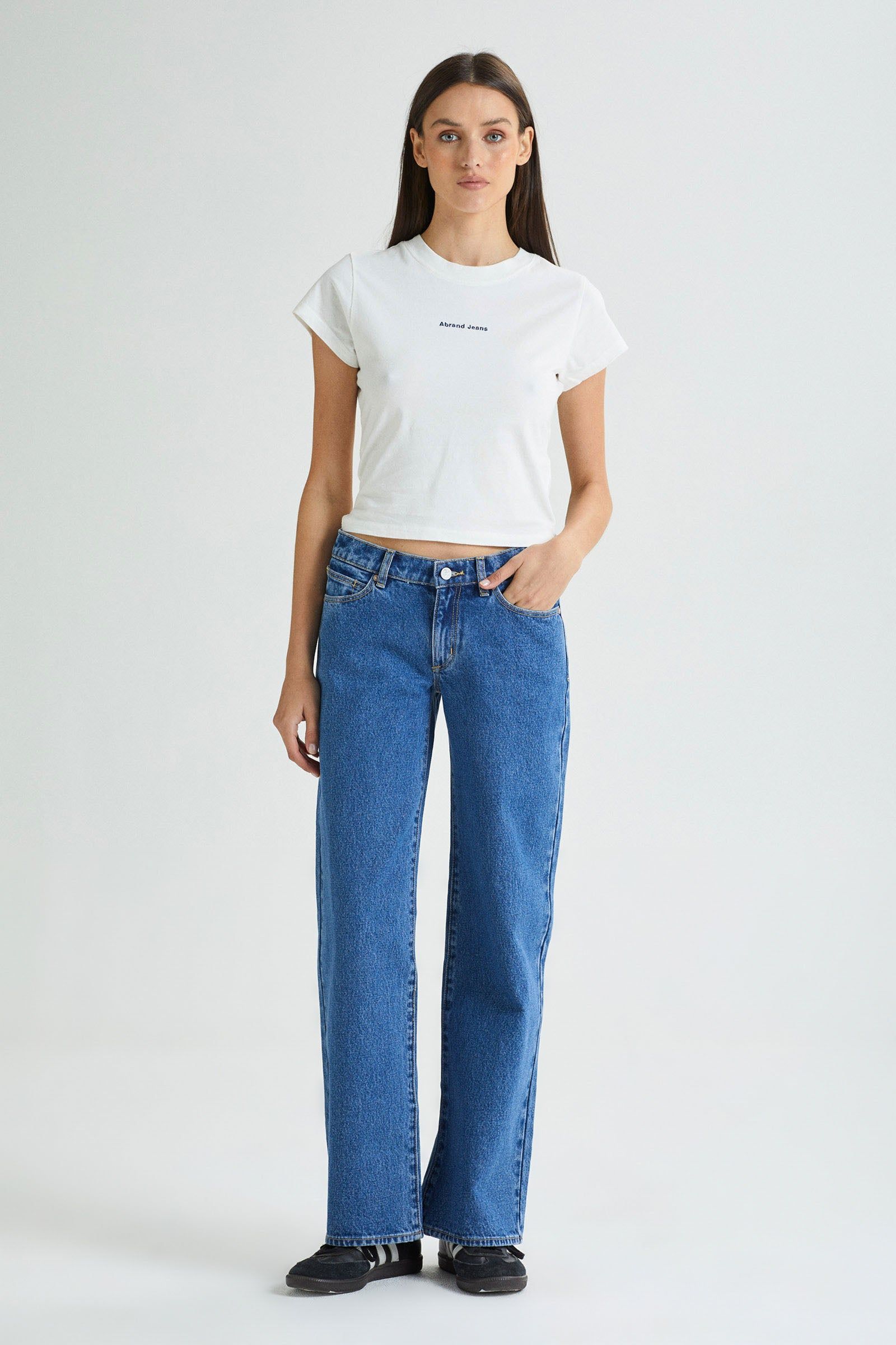 A 99 Low & Wide Chantell Organic| Abrand Jeans