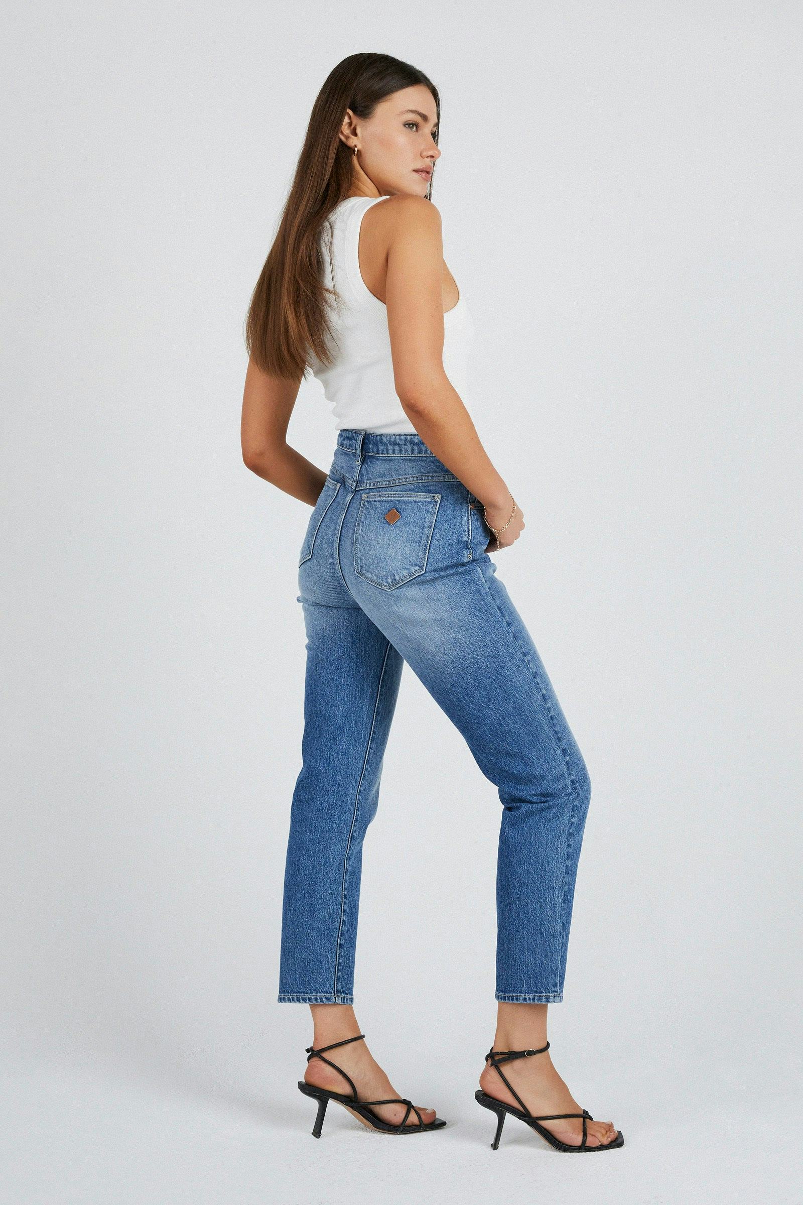 Buy 94 High Slim Hallee Recycled Online | Abrand Jeans