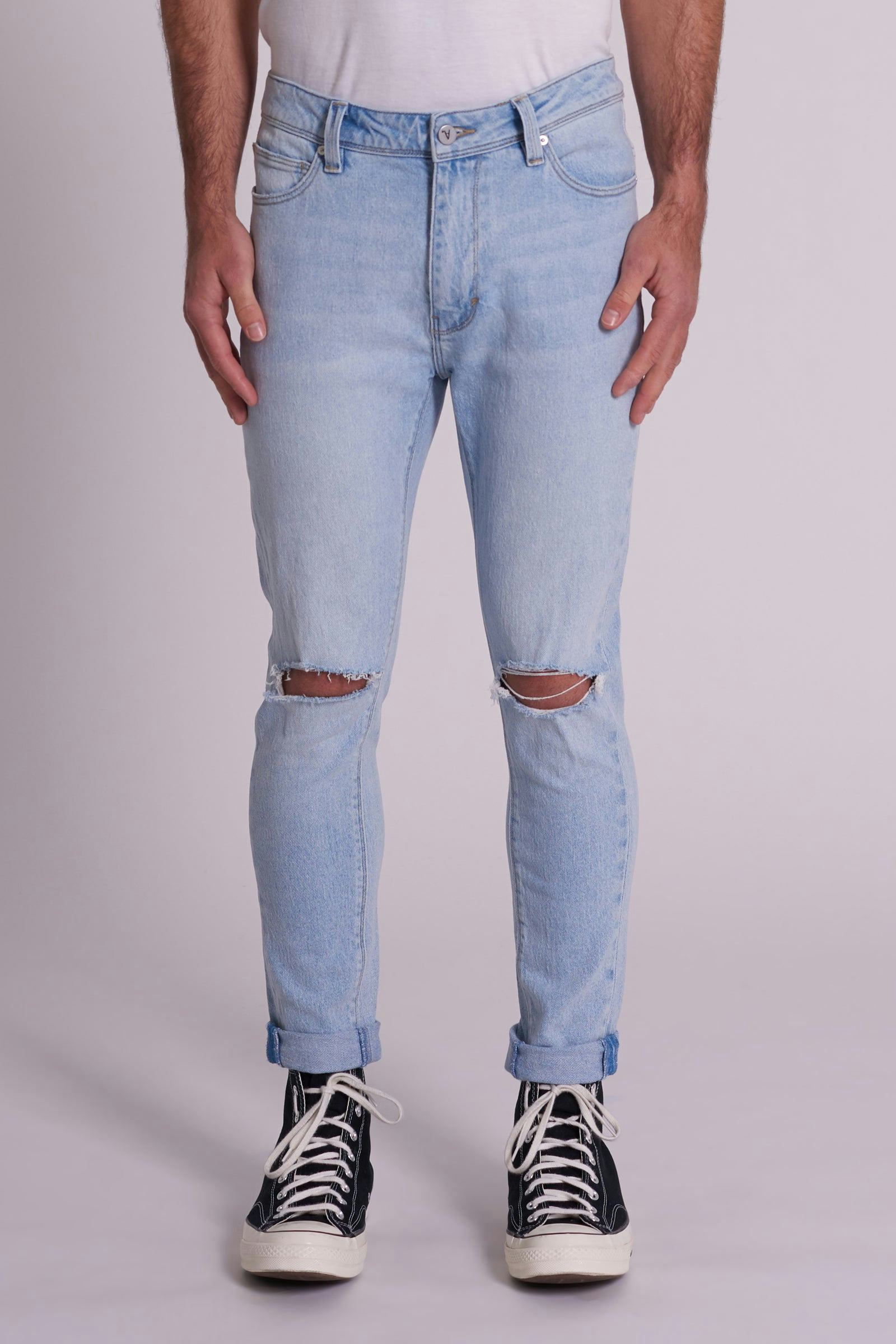 Buy Dropped Skinny Vocoder Rip Online | Abrand Jeans