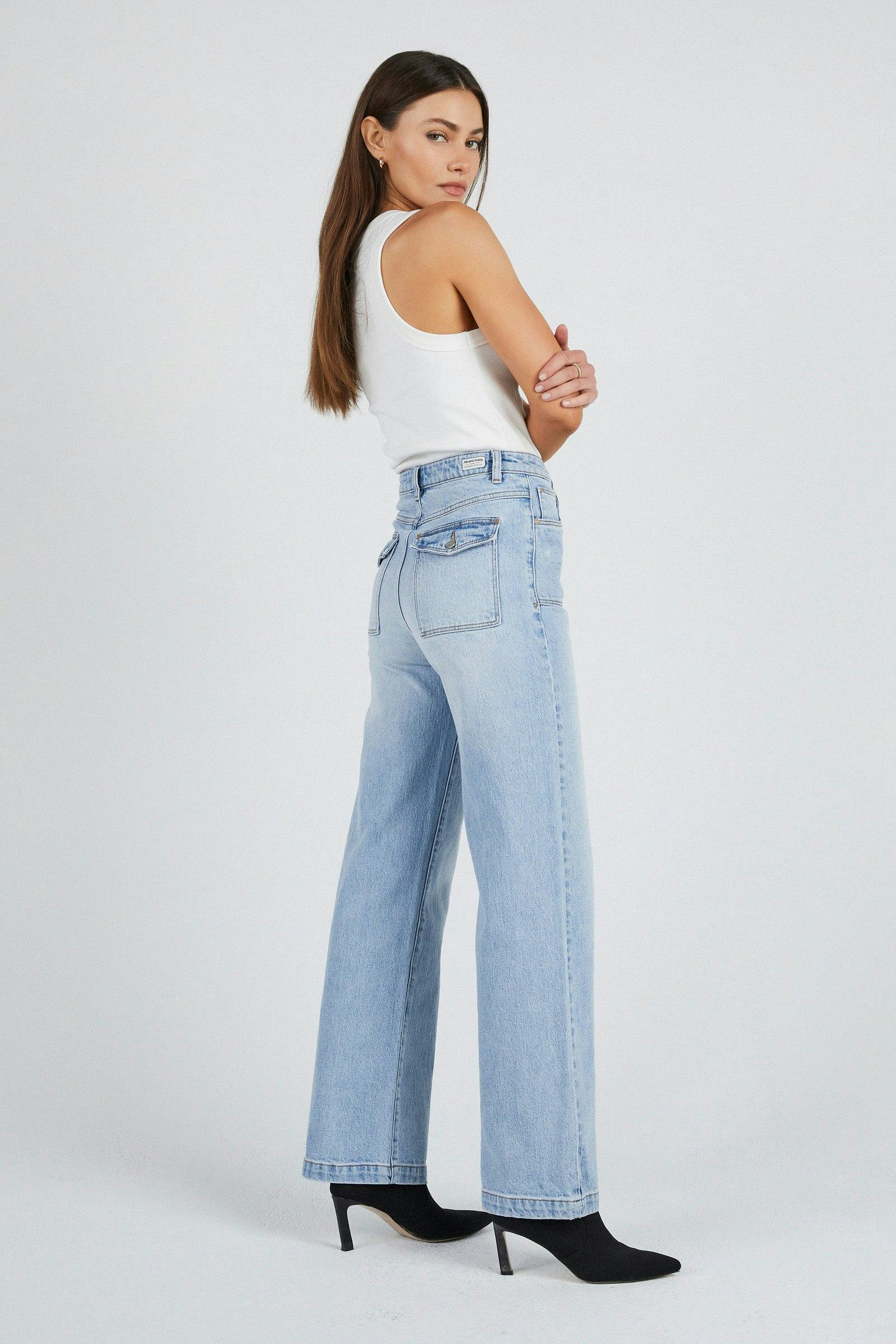 Buy 94 High & Wide Sofie Recycled Online | Abrand Jeans