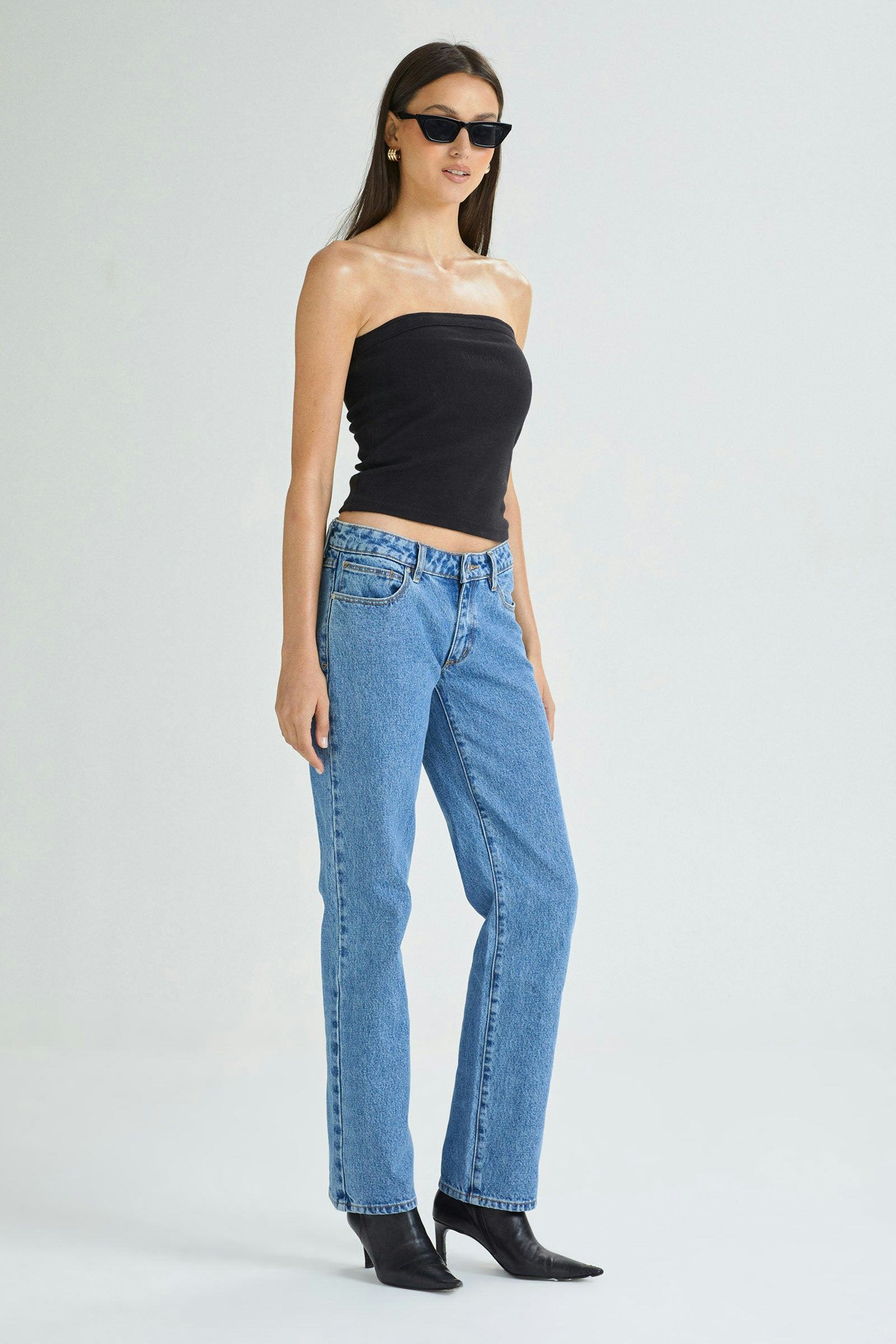 Buy 99 Low Straight Katie Organic Online | Abrand Jeans