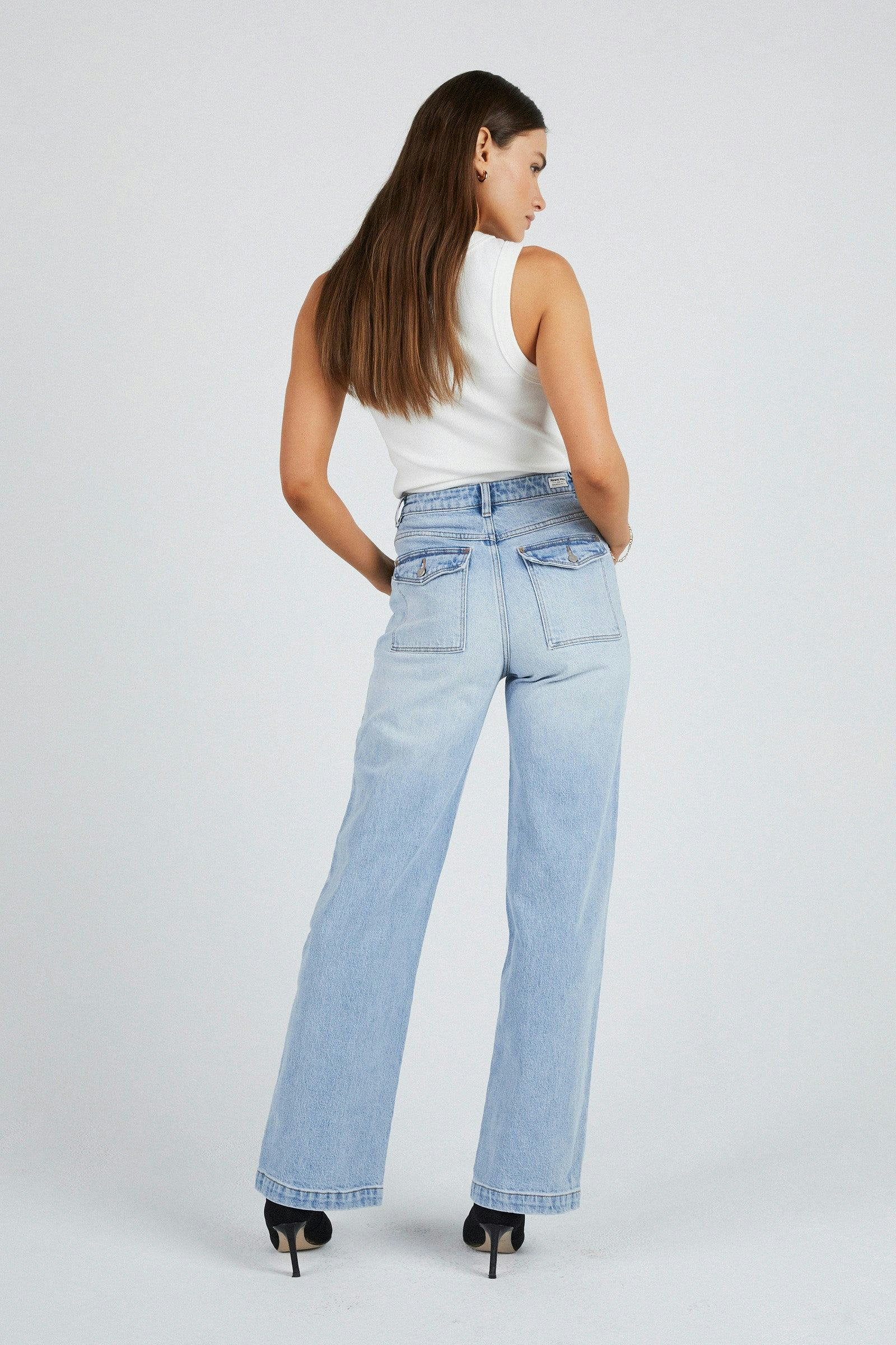 Buy 94 High & Wide Sofie Recycled Online | Abrand Jeans